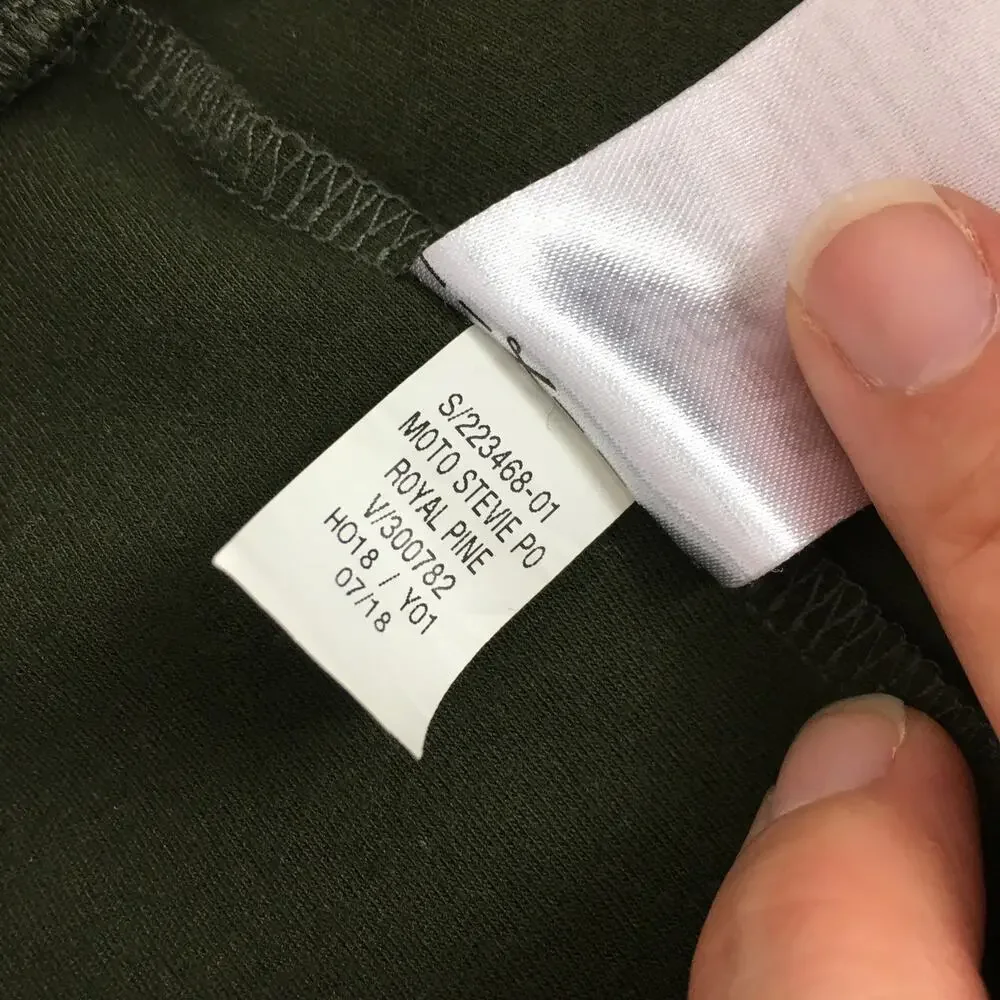 Old Navy Green Moto Leggings Royal Pine Stretch XL 14
